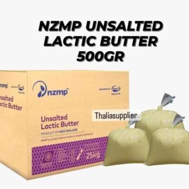 NZMP LACTIC BUTTER UNSALTED/TAWAR ECERAN 500G COCOK U/ KUE,ROTI DLL