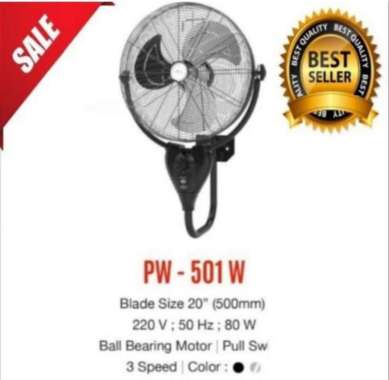 KIPAS ANGIN MASPION PW 501W - KIPAS DINDING MASPION 20 INCH - POWERFAN MASPION 20 INCH - KIPAS GANTU