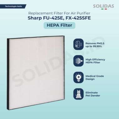Replacement Filter Air Purifier Sharp (FZ-425SFE) / HEPA HEPA Filter