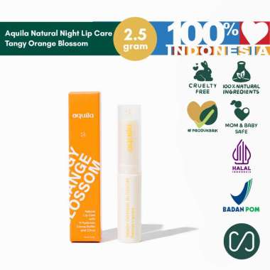 Aquila Natural Night Lip Care Tangy Orange Blossom 2.5gr