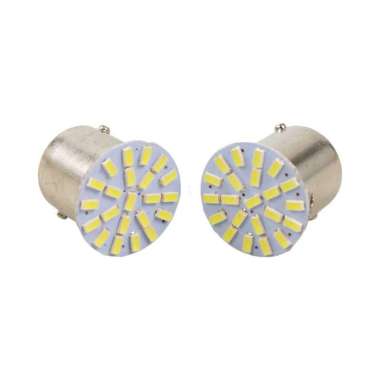 Lampu Mundur Mobil LED 1156 BA15S SMD 3014 2 PCS Lampu Variasi Kabut Untuk Poklem Panjang Bohlam Pro