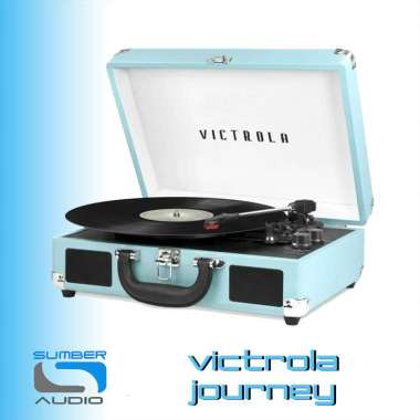 Victrola Journey Turquoise Turntable Vinyl Player with Bluetooth
