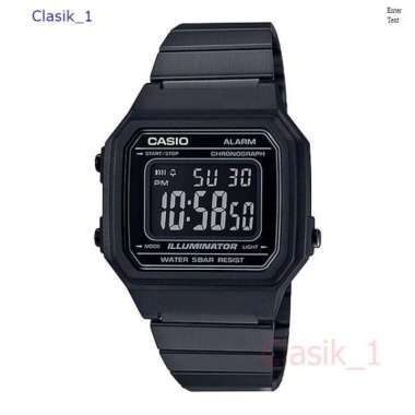 Original 100%!! CASIO B650WB-1BDF - Jam Tangan Unisex B650WB-1B Hitam