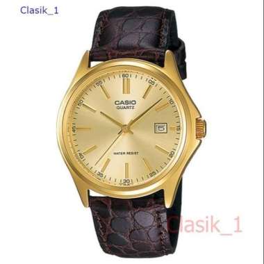 Original 100%!! Jam Tangan Pria Casio MTP-1183Q-9A Tali kulit