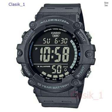 Original 100%!! Jam Tangan Pria Casio Digital AE-1500WH-8BVDF Garansi