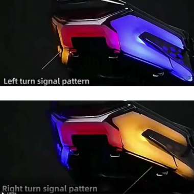 Stoplamp xcase vario160 lampu rem belakang vario 160 honda set sen led