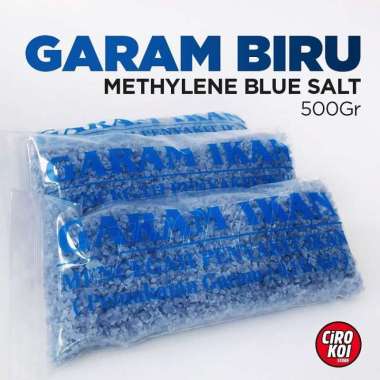 GARAM BIRU / METHYLENE BLUE SALT / BLUE SALT / GARAM IKAN BIRU 500gr