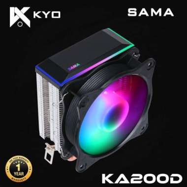 KYO SAMA KA200D CPU COOLER RGB FAN PROCESSOR COOLER RGB 2 Heatpipe