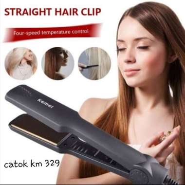 Catok Catokan KEMEI Splint Straight Hair KM-329 / Catok Pelurus Rambut