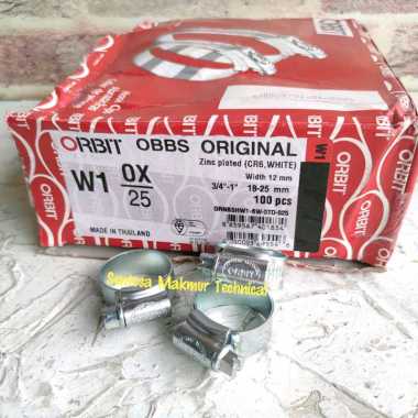 ORBIT 3/4" - 1" Kleman Klem Selang Hose Clamp Steel 18 - 25 MM