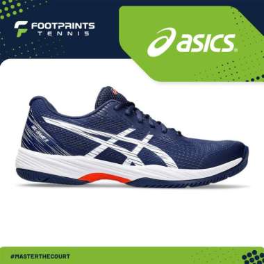 Sepatu Tenis Asics Gel Game 9 Blue Expanse White Tennis Shoes Original