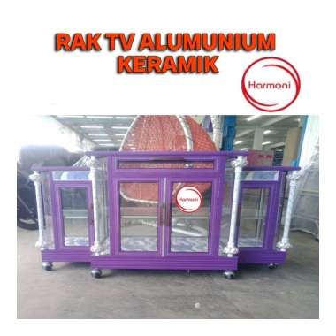 BUFET TV PENDEK BUFET TV AVALON PAJANGAN TV KRISTAL BUFET TV KRISTAL PENDEK FREE ONGKIR SERANG UNGU