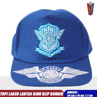 Topi Lantas Pama - Topi Pilkep Lantas Pama Laken Biru