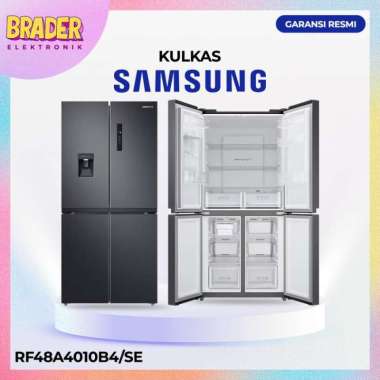 Samsung RF48A4010B4 - Kulkas multidoor twin cooling water dispenser