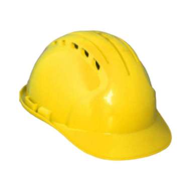 Krisbow Helm Keselamatan Kerja Front Brim Ecm Hdpe - Kuning