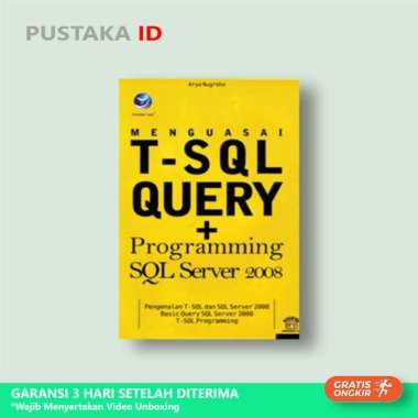 Buku Menguasai T-SQL Query+Programming SQL Server 2008+CD
