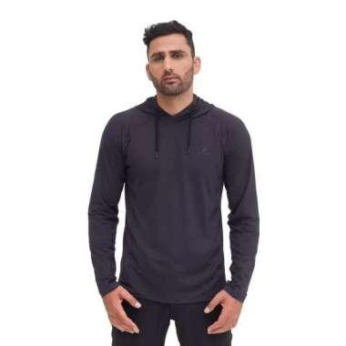 EIGER MENS TROPPLE HOODIE 2.0 T-SHIRT Navy L