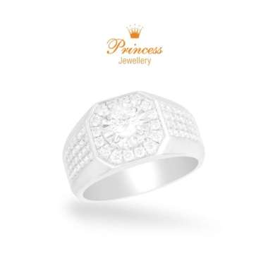 Cincin Pria Berlian GIA Sertifikat PMR1061550 Princess Jewellery