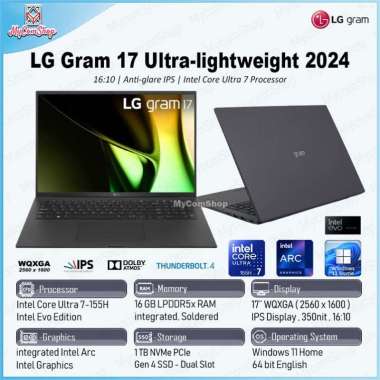 Jual Lg Gram Superslim 15 Oled 15z90st Ultra 7-155h 16gb RAM 512gb