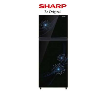Sharp Kulkas 2 Pintu SJ-317MG-DB/DP 256 Liter