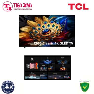 TCL 75C655 QLED PRO TV 75 INCH 4K UHD SMART GOOGLE TV / 75C655