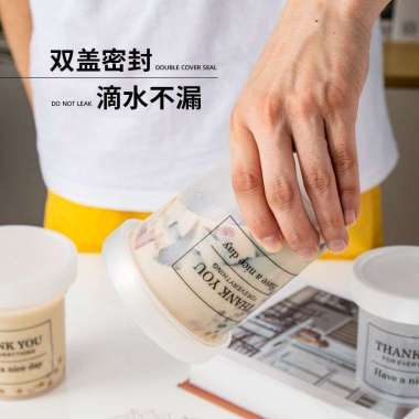 10pcs 500ml PREMIUM korean jar gelato toples minuman box dessert cup - toples 500ml