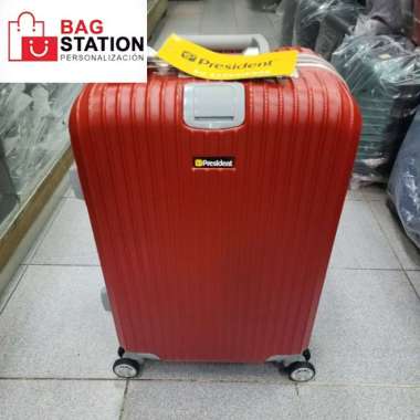 TAS PAKAIAN KOPER CABIN PRESIDENT 20 IN FRAME TSA LOCK 5284 ORIGINAL - Blue Red