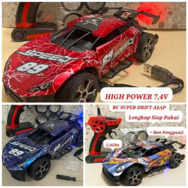 MOBIL REMOT RC MAINAN ANAK REMOTE CONTROL BATERE BAWAAN DRIF STARS ASAP