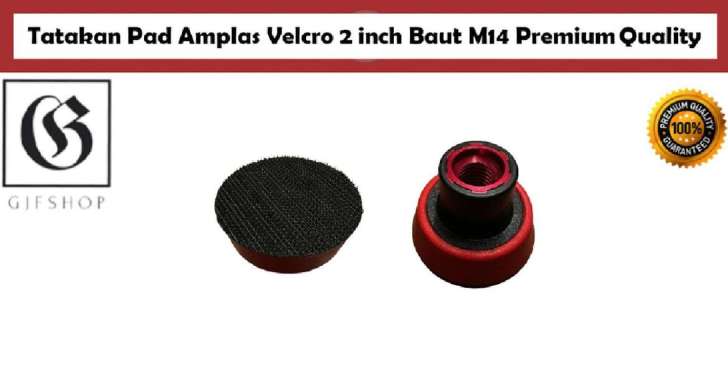 Tatakan Pad Amplas Velcro 2 inch Baut M14 Premium Quality