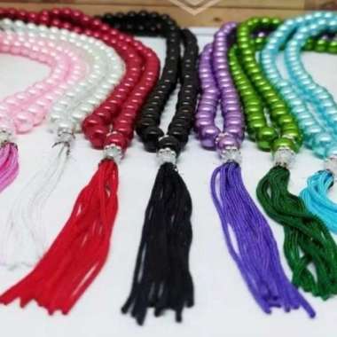Tasbeh mutiara 99 butir dan 33 butir tasbih 99 1lusin