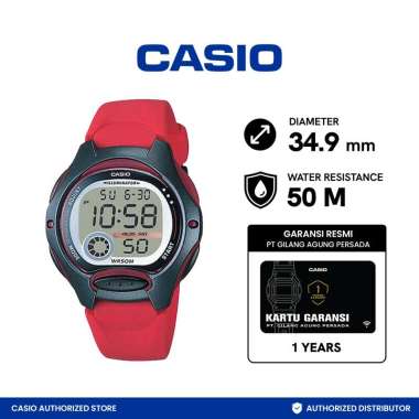 Casio LW-200-4AVDF Jam Tangan Wanita - Red Red