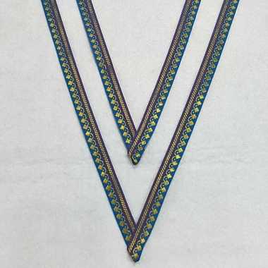 Pita Renda Motif Songket METERAN Biru