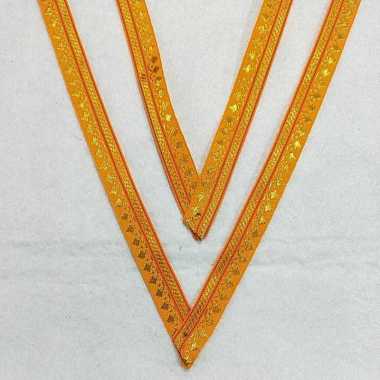 Pita Renda Motif Songket METERAN Kuning