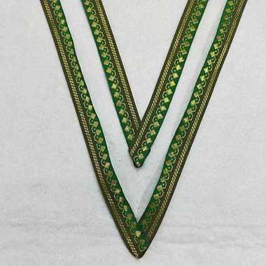 Pita Renda Motif Songket METERAN Hijau