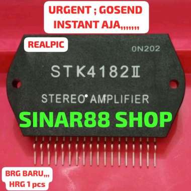 1pcs STK4182 II STK 4182 II ORIGINAL ASLI POWER AUDIO AMPLIFIER IC TRANSISTOR IGBT PSU SUPPLY
