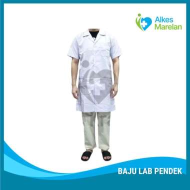 Baju Lab Lengan Pendek / Jas Laboratorium / Baju Praktikum XXL
