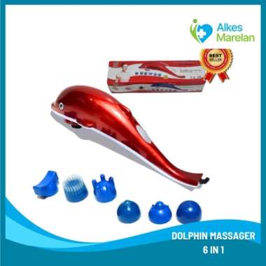 Dolphin Massage 6 In 1 BLD-606B-6 / Alat Pijat Elektrik Dolphin