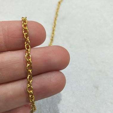 Rantai Kalung 3mm METERAN Gold