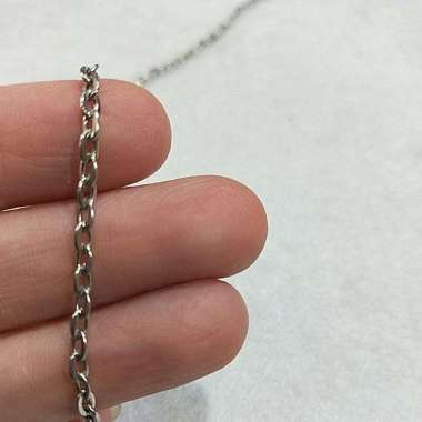 Rantai Kalung 3mm METERAN Silver