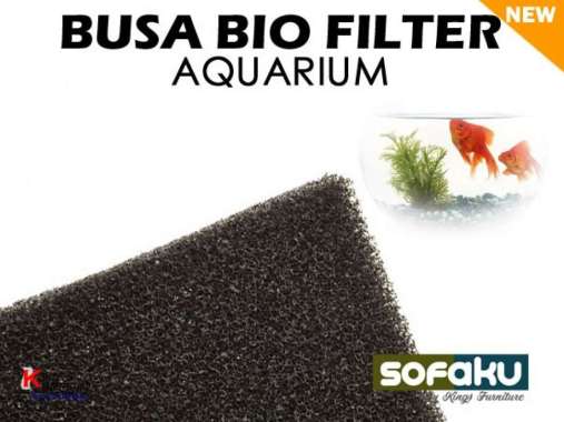 Busa Filter Akuarium - Bio Foam - Filter Akuarium - Busa Kolam Ikan 50 x 50 CM