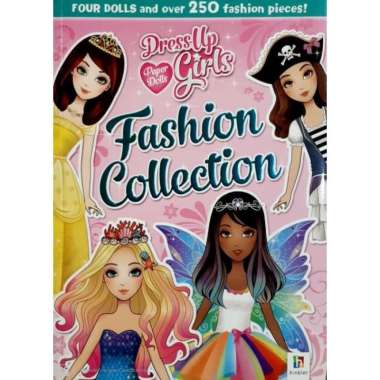 Dress-Up Girls Paper Dolls Fashion Collection Multivariasi