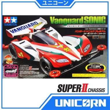 TAMIYA MINI 4WD VANGUARD SONIC PREMIUM / SUPER II CHASSIS / 19435