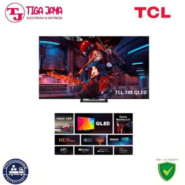 TCL 75C745 QLED GAMING TV 75 INCH 4K UHD SMART GOOGLE TV / 75C745