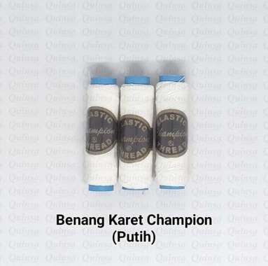 Benang Karet Champion / Benang Karet untuk Gelang Benang Karet Elastis Satuan Putih