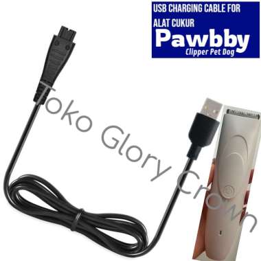 Kabel Charger USB Clipper Pawbby Youpin Cukur Rambut Pet Dog Adaptor