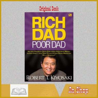 Buku Rich Dad Poor Dad Bahasa Indonesia by Robert T. Kiyosaki Multivariasi Multicolor
