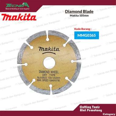 Diamond Blade Wheel Makita A-81131 Mata Gerinda Potong Keramik Kering