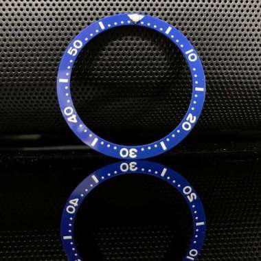 PROMO DLW Ceramic Bezel Insert FLAT Blue for Seiko SKX SRPD