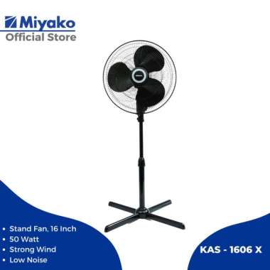MIYAKO Kipas Angin Berdiri KAS 1606 XPL - Stand Fan Miyako KAS 1606 X PL