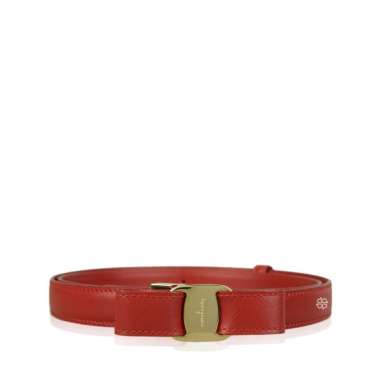 Salvatore Ferragamo Belt Buckle Vara Red